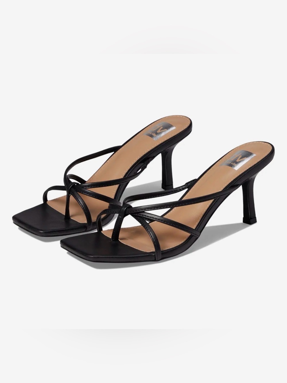 Dolce Vita Zini Black Strappy Womens Sandal Sz 9